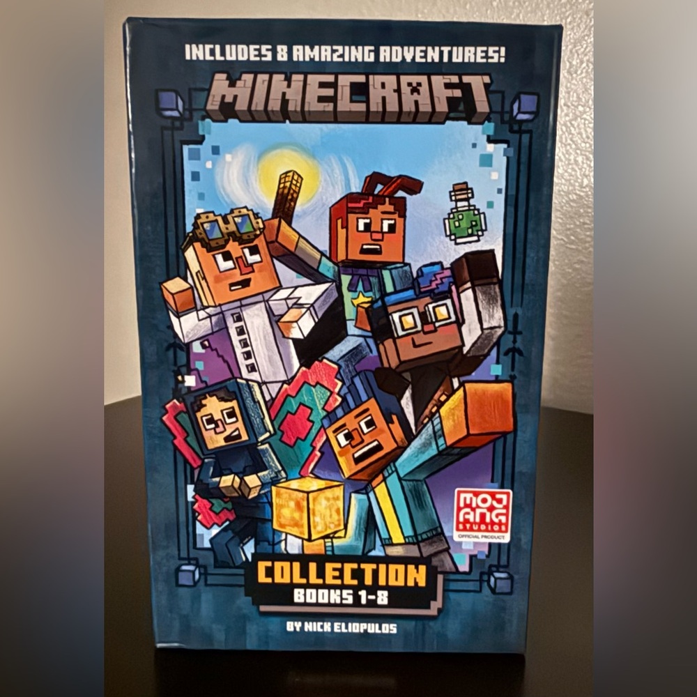 Minecraft Woodsword Chronicles Complete Series 1-8 Box Set Kids Adventure Books